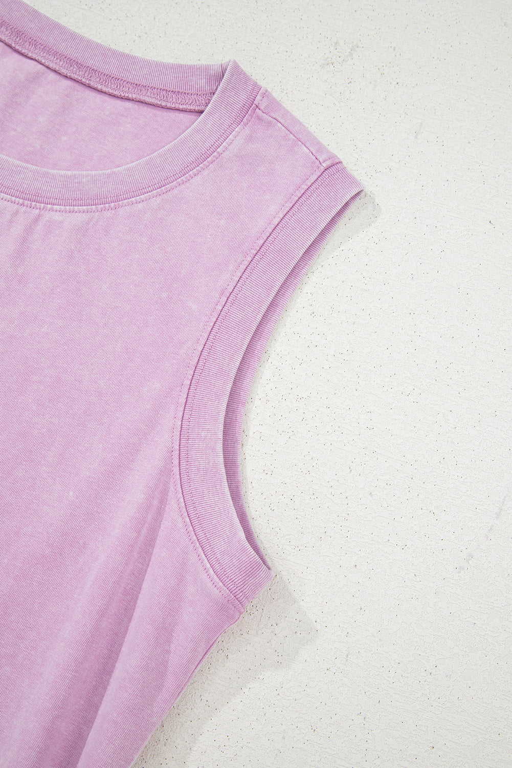 Beau Blue Mineral Wash Tank Mini Dress with Pockets