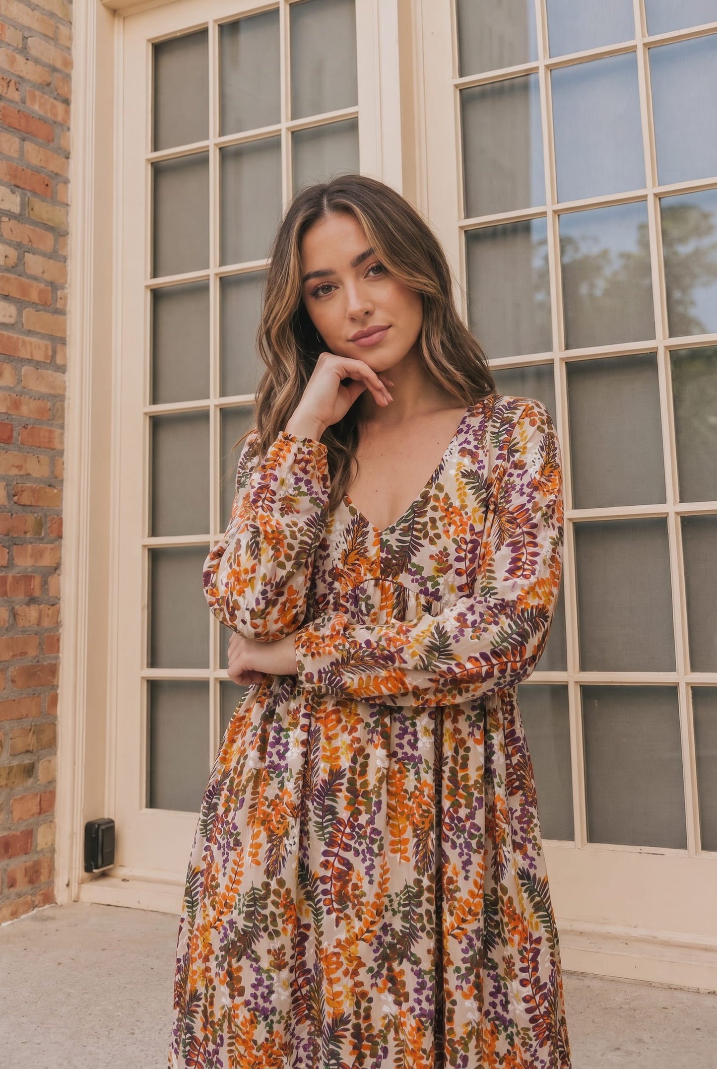 Falling For You Floral Mini Dress