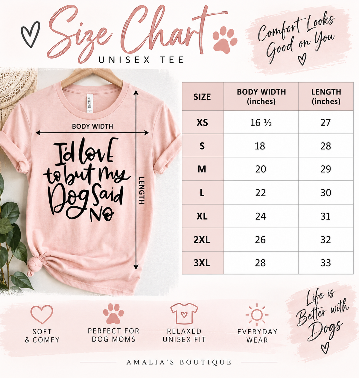 My Dog Said No Graphic Tee