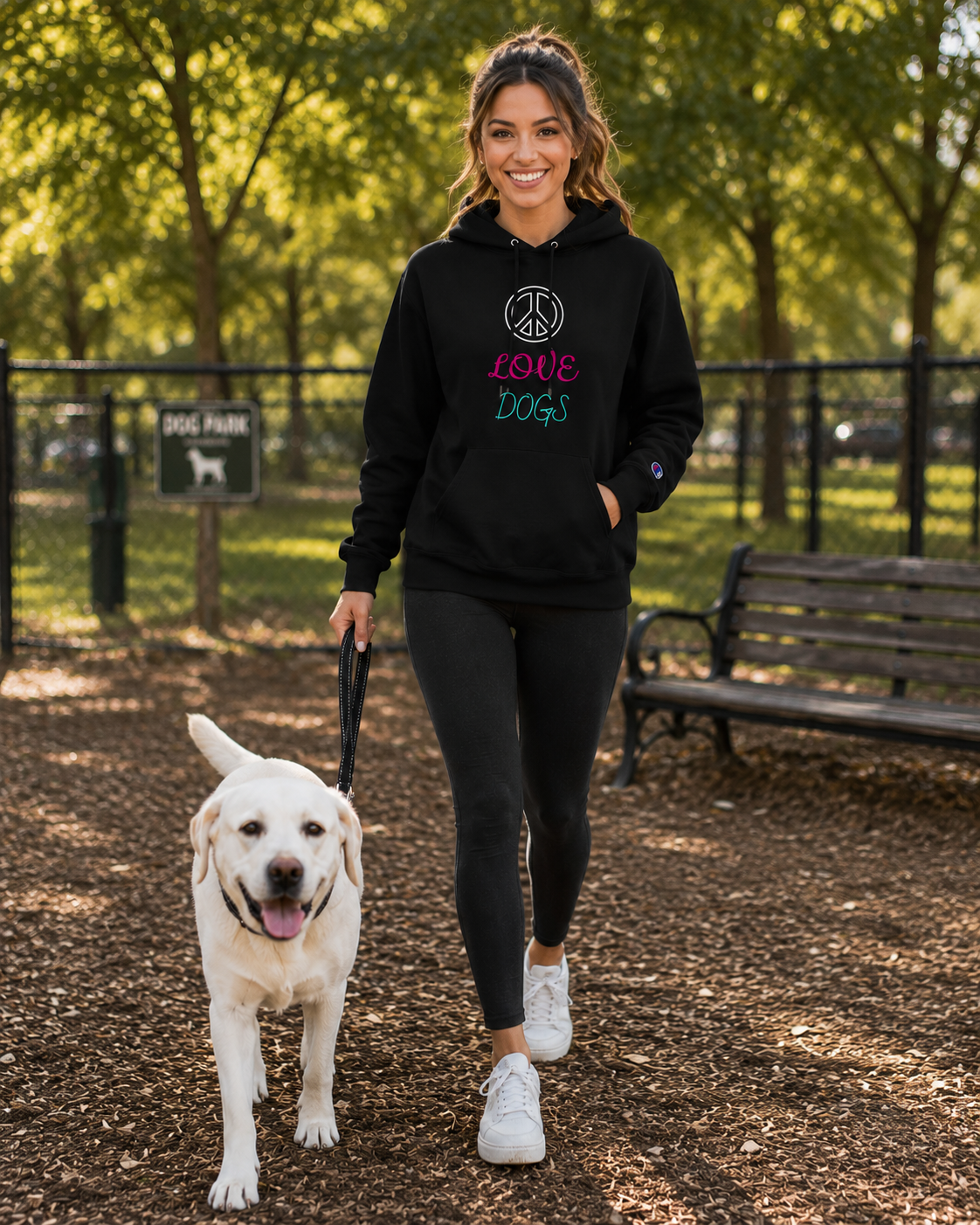 Peace • Love • Dogs Champion Hoodie